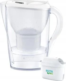 Brita Marella biela + 1x filter Maxtra Pro / Filtračná kanvica / 2,4 l / 150 l filtrácia (1052789)