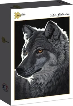 GRAFIKA Puzzle Nočný vlk