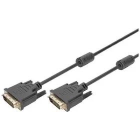Digitus DVI-D(24+1) kábel St/St 2m čierna / Kábel DVI-D / Dual Link / 2560x1600px 60Hz / Feritová tlmivka (AK-320101-020-S)