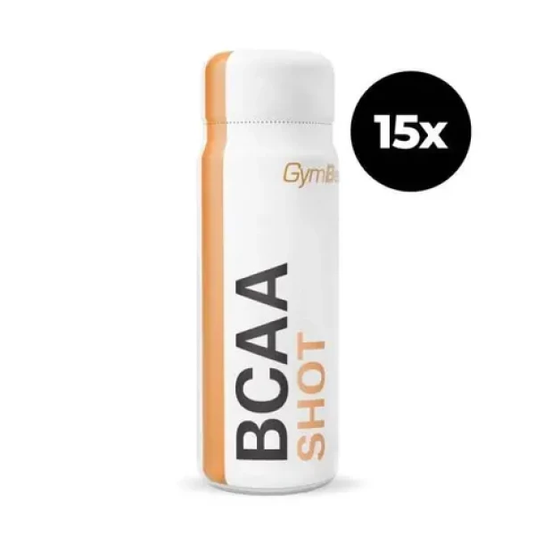 BCAA shot - GymBeam (marhuľa, 15 x 90 ml) (117667-8-15x90ml-marhuľa)