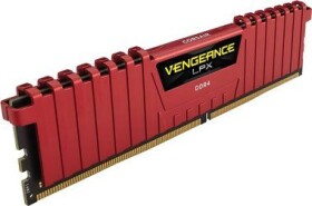 Corsair Vengeance LPX RED 8GB (1x8GB) 2400MHz / DDR4 / PC4-19200 / CL16-16-16-39 / 1.2V / XMP 2.0 / chladičom (CMK8GX4M1A2400C16R)