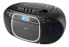 JVC RC-E451B čierna / Prenosný prehrávač / CD / Kazeta / FM / Bluetooth / USB / 3,2 W (RC-E451B)