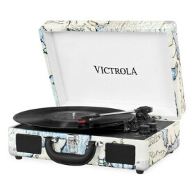 Victrola VSC-550BT biela / Gramofón kufríkový / 33 amp; 45 amp; 78 RPM / BT / RCA / 3.5mm jack / repro (VSC-550BT-P4-EU)