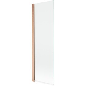 MEXEN - MIST vaňová zástena 70x150 cm 6mm 1-s, meď kartáčovaná, číra 8A9-070-001-65-00