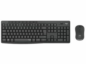 Logitech MK295 Silent US graphite / Bezdrôtová sada klávesnice a myši / US verzia (920-009800)