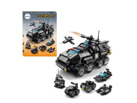 Mamido Mamido Stavebnica policajné vozidlo SWAT Tiger 6v1 371 dielov MT1132