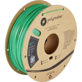 Polymaker PB01005 PolyLite vlákno pre 3D tlačiarne PETG plast Žiaruvzdorné, Vysoká pevnosť v ťahu 1.75 mm 1000 g zelená 1 ks; PB01005