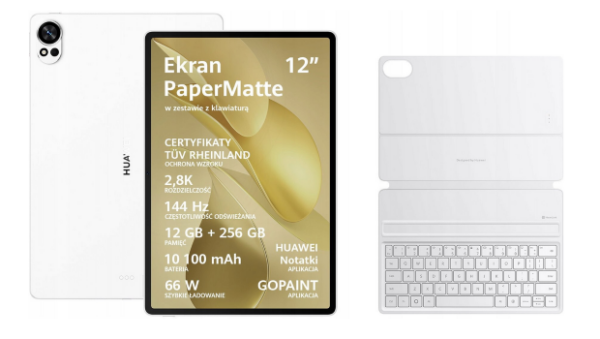 Huawei Matepad 12X 2025 12/256GB PaperMatte WiFi Biely + Klávesnica
