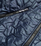 Tmavomodrá dámska bunda (BR0121) tmavo modrá- Goodlooking 52