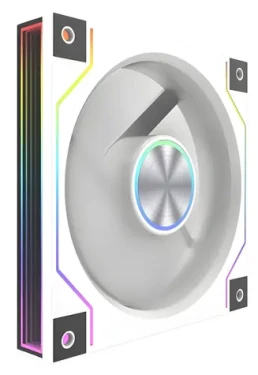 DarkFlash DM20 LINE biela / Ventilátor / 120 mm / ARGB / PWM 800-1600 RPM / 32,5 dB (DM20 LINE White)
