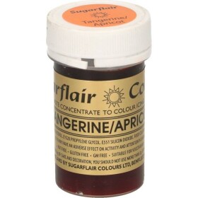 Gélová farba tangerine apricot 25 g - Sugarflair - Sugarflair