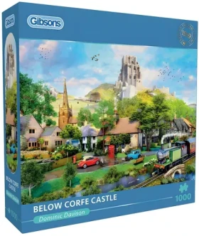 GIBSONS Puzzle Pod hradom Corfe