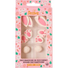 Cukrová dekorace zajačík 10 ks - Decora - Decora