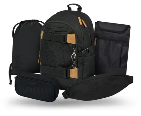 BAAGL SET 5 Skate Darkness: batoh, peračník, sáčok, ľadvinka, obal na notebook (A-36549)