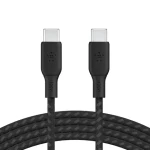 Belkin BOOST CHARGE kábel opletený USB-C na USB-C čierna / 100W / 3M (CAB014bt3MBK)