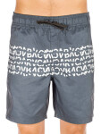 RVCA SHATTERED ELASTIC black pánske plavecké kraťasy - M