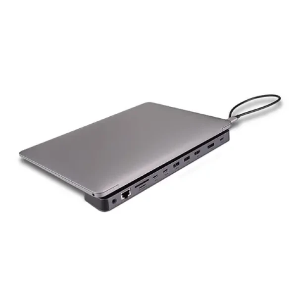 Lindy DST-Mini XT 810 / Dokovacia stanica USB-C / HDMI 2.1 / DisplayPort 1.4a / RJ-45 / 100W PD (43392)