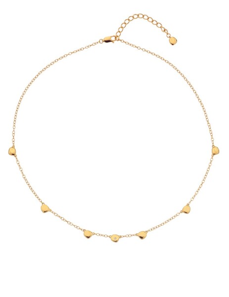 Hot Diamonds Jemný pozlátený náhrdelník s diamantom Jac Jossa Soul DN150