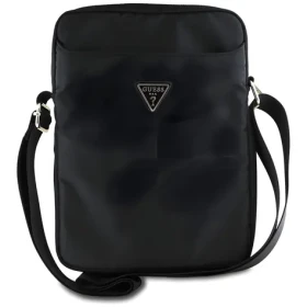 Guess Nylon Triangle Logo 10" čierna / Taška na tablet (GUTB10NTMLBK)