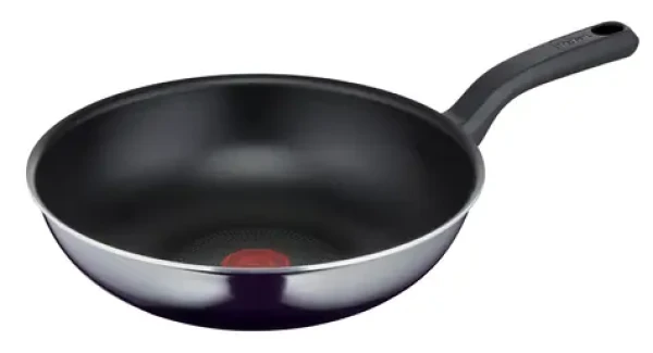 TEFAL Resist D52619 čierna / Panvica wok / 28 cm / hliník (D52619)