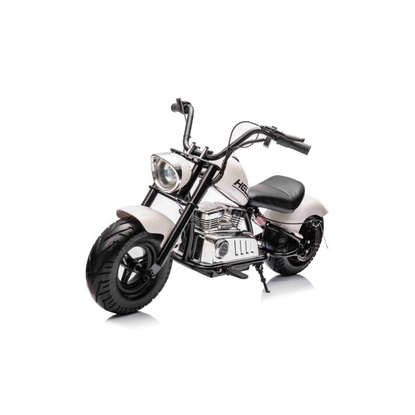 Mamido Detská elektrická motorka Chopper Warrior 36V biela