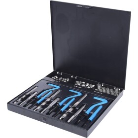 KS Tools 150.6155 Sada na opravu nerezových závitov M6-M10, 87 ks; 150.6155