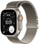 Apple Watch Ultra 3 GPS + Cellular 49mm Natural Titanium / Titanium Milanese Remienok L Gray (MF0E4QF/A)