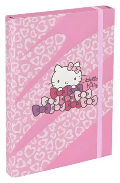 BAAGL Dosky na školské zošity A4 Hello Kitty Sweet Leopard / Školské dosky