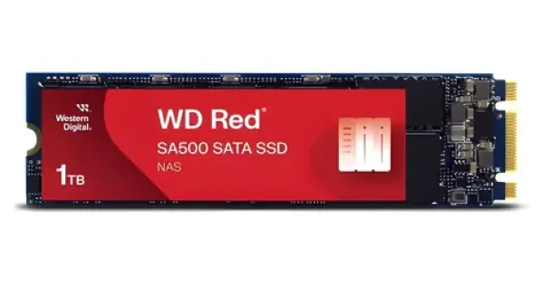 WD Red SA500 NAS 1TB / M.2 SSD 2280 / SATA 6 Gbps / R: 560 MB / s / W: 530 MB / s / 3D NAND / 5y (WDS100T1R0B-68A4Z0)