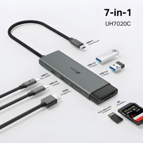 TP-LINK UH7020C / USB hub / Type-C / 7 portov (UH7020C)
