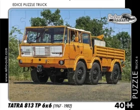 RETRO-AUTA Puzzle TRUCK č.6 Tatra 813 TP 6x6 (1967-1982)