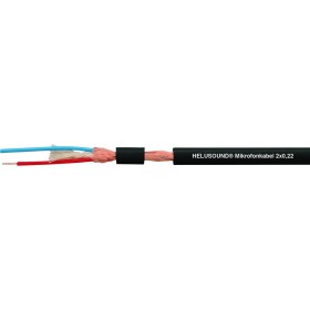 Helukabel 400038 mikrofónový kábel 2 x 0.22 mm² čierna 1000 m; 400038