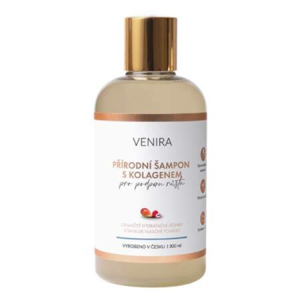 VENIRA Prírodný šampón s kolagénom proti vypadávaniu vlasov 300 ml