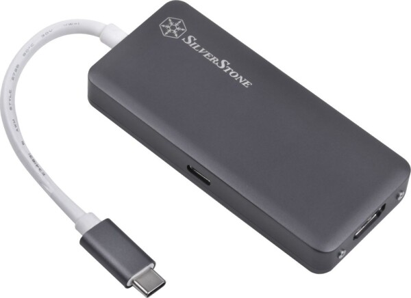SilverStone SST-EP14C - USB 3.1 Typ-C Gen1 auf HDMI, 3x USB 3.1 Gen 1 Type-A, 1x USB 3.1 Gen 1 Type-C (PD 2.0 charging)