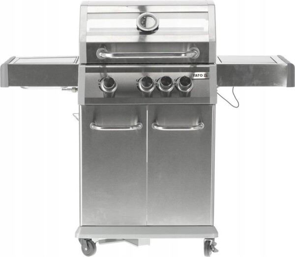 Yato YG.GAS GRILL 3+1 STAINLESS STEEL 11.5KW / GLASS