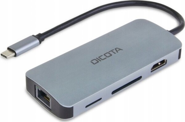 Dicota Hub USB-C 8 w 1 Multi Hub 4K PD 100W