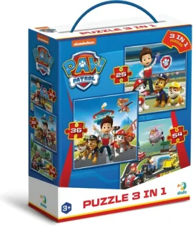 DODO Puzzle Tlapková patrola: Pripravenie do akcie 3v1