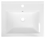 AQUALINE - ZUNO 55 keramické umývadlo nábytkové 55x45cm, biela 9055