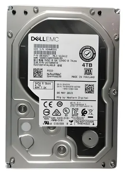 DELL disk 4TB (6KR2M) / HDD / 3.5" / SATA III / 7200 ot/min (6KR2M)