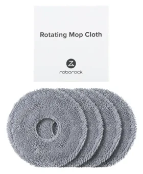 Roborock Antibacterial mopovacie utierky 4 ks šedá / Mopovacia utierka / pre Qrevo Curv, Edge, Curv S5X, Edge S5A (8.02.0359)
