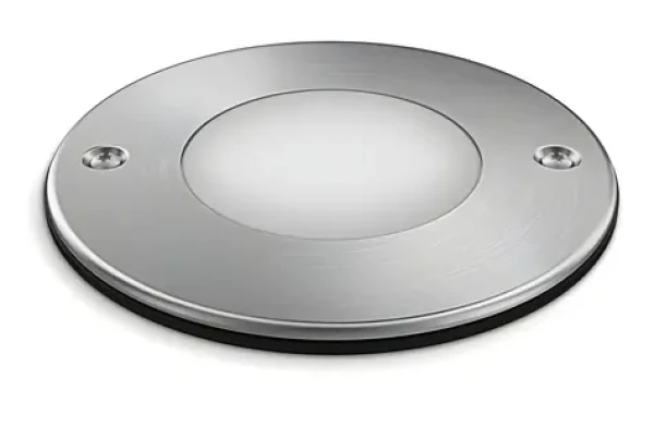 Philips 17306/47/16 Moss nerezová / Vonkajšie zápustné LED svietidlo / IP67 / 270 lm / 2700 K (SKL000201663)