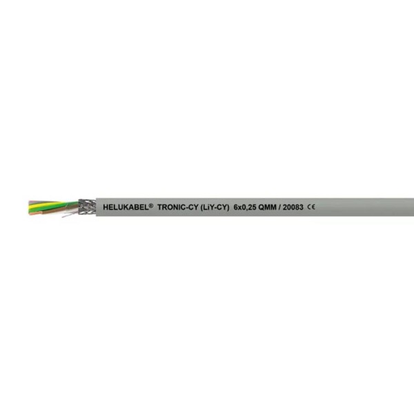 HELU 16016-500 dátový kábel 25 x 0.5 mm² sivá 500 m; 16016-500