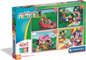 Clementoni Puzzle Mickeyho klbík 4v1