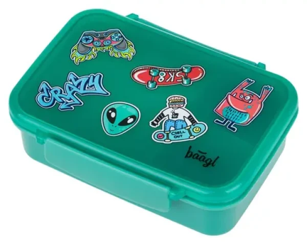 BAAGL Box na desiatu s priehradkami Chill / Olovrantový box / BPA free / mikrovlnka a umývačka