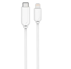 MicroConnect dátový kábel USB-C - Lightning 1m biela (USB3.1CL1)