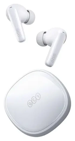 QCY T13X biela / Bezdrôtové slúchadlá do uší / Bluetooth 5.3 / ENC / IPX5
