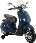 Lean Cars elektrická motorka Vespa GTS 300 2x45W 2x6V45Ah modrá