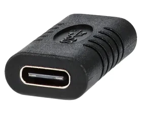 Nedis USB-C spojka čierna / Spojka / USB-C - USB-C / USB 3.2 Gen 2 / 10 Gbps (CCGB64900BK)