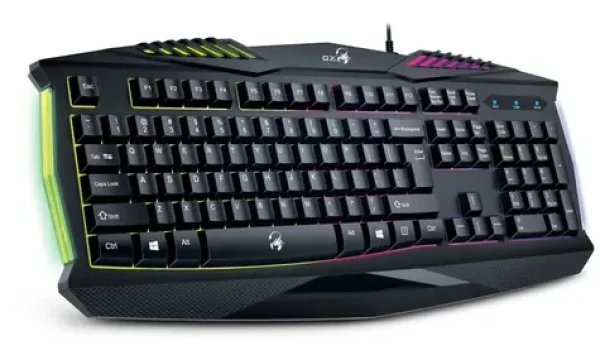 Genius GX GAMING Scorpion K220 / Herná drôtová klávesnica / podsvietená / USB / čierna / CZ+SK layout (31310475105)