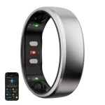 RingConn Gen 2 SMART Ring veľ. 8 strieborná / šikovný prsteň / Titan / BT 5.0 / IP68 (123030801)